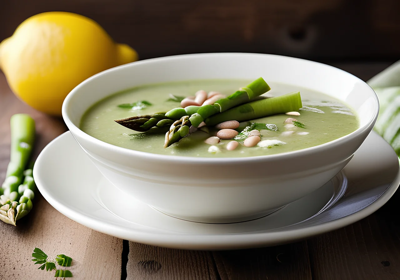 Bean Wild Garlic Soup