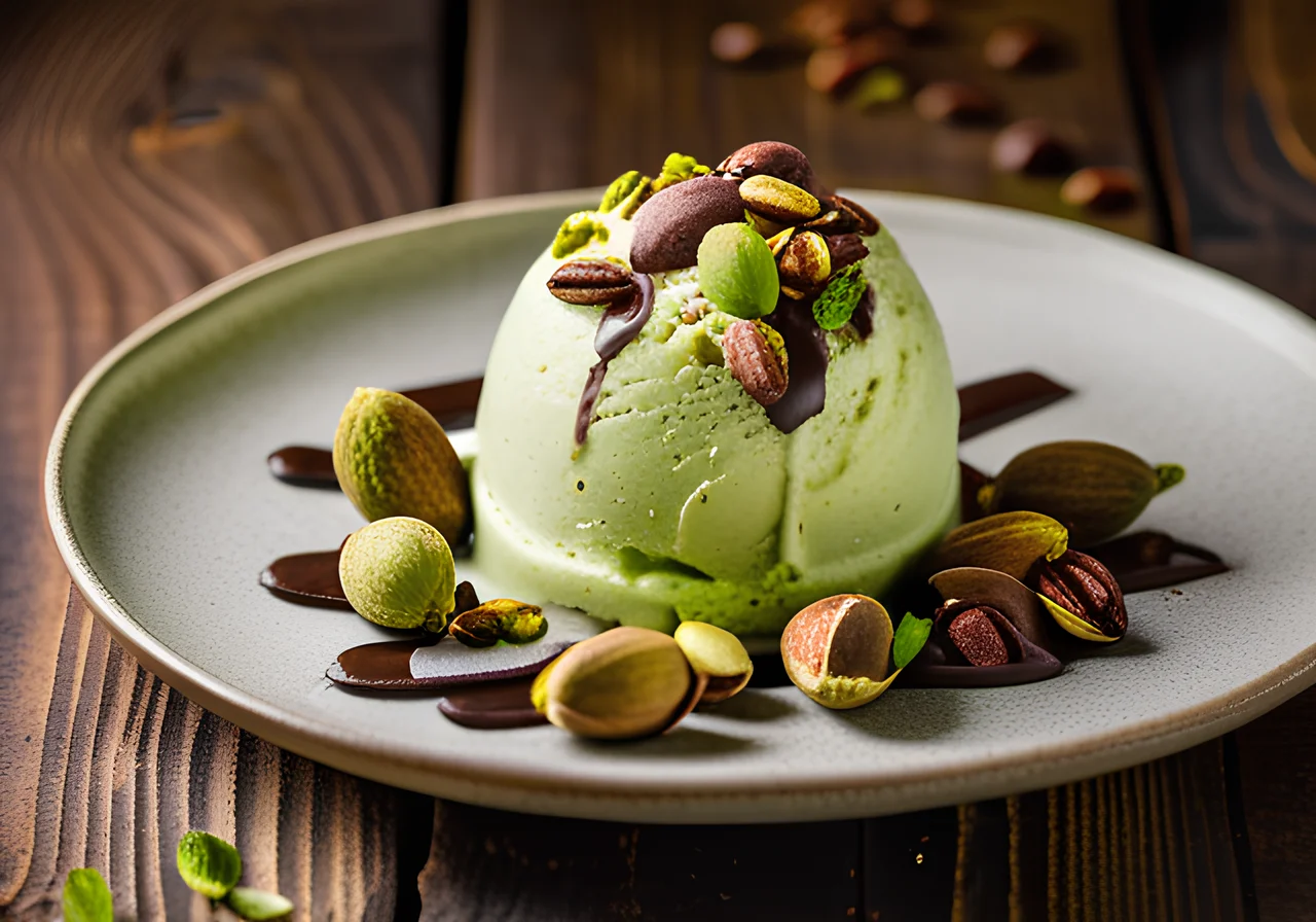 Vegan Pistachio Ice Cream