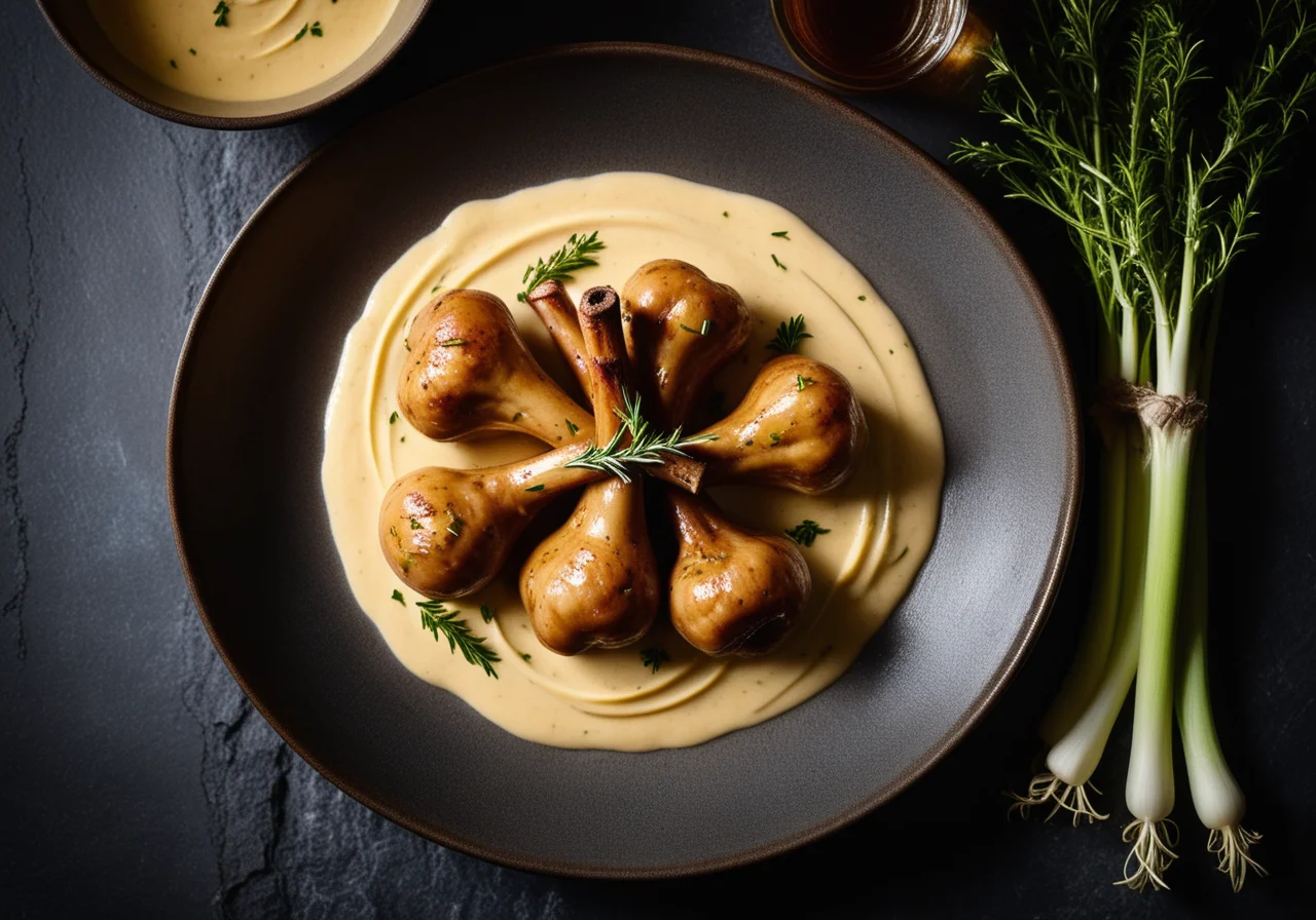 Rabbit in Mustard Marinade