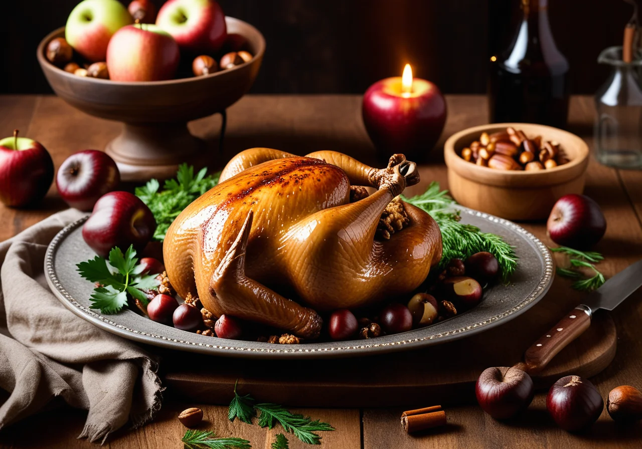 Apple Chestnut Stuffing for Poultry