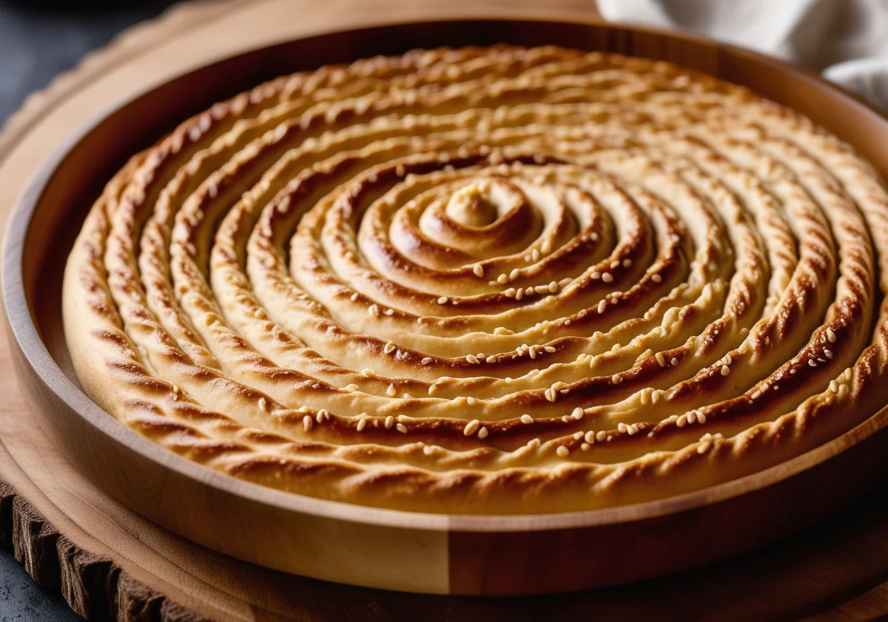 Sesame Creamed Spiral