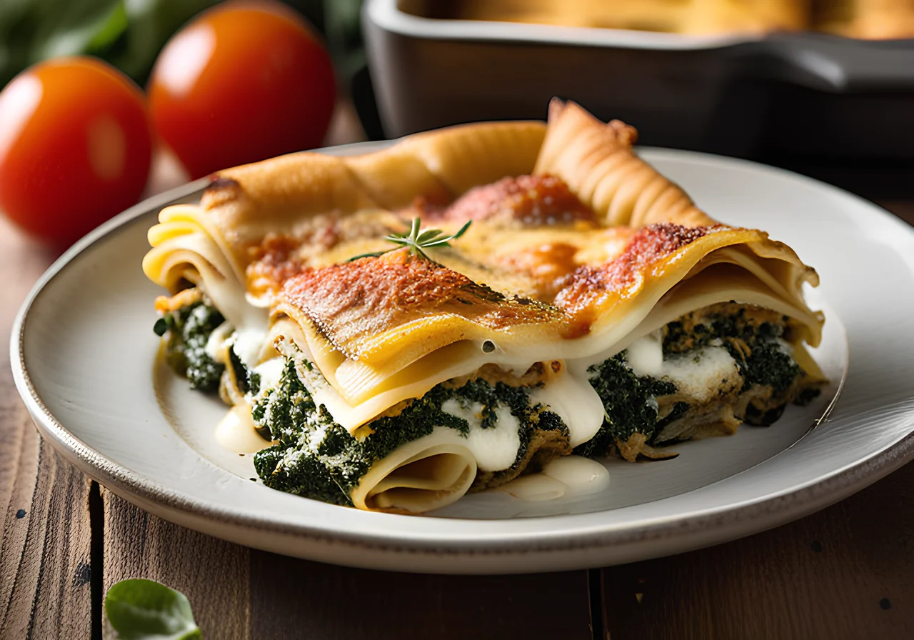 Vegetarian Spinach Lasagna