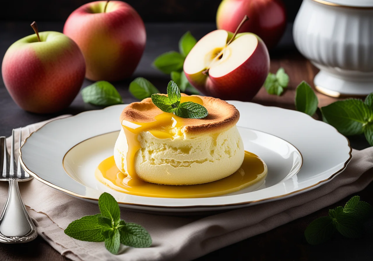 Quark Soufflé with Fruits