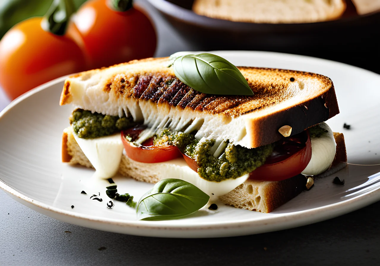 Tomato‑Mozzarella Sandwiches