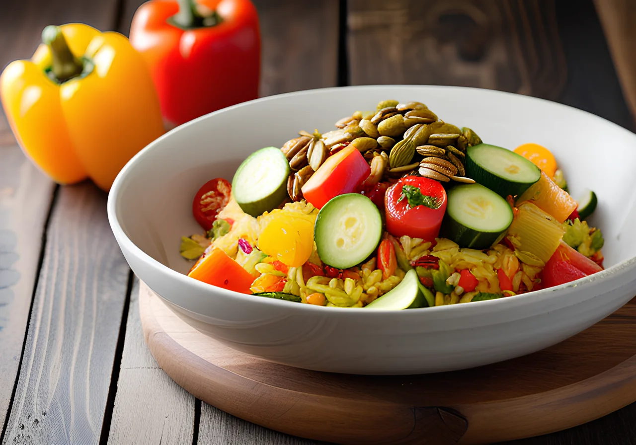 Vegetable Rice Skillet