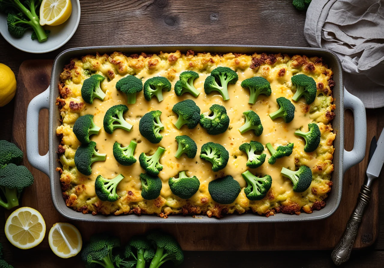 Cauliflower Broccoli Casserole