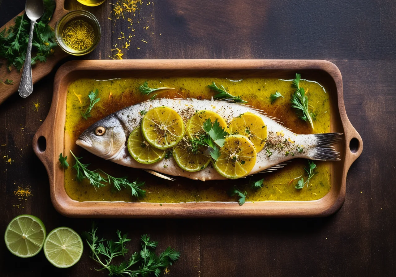 Inger-Dorade with Saffron