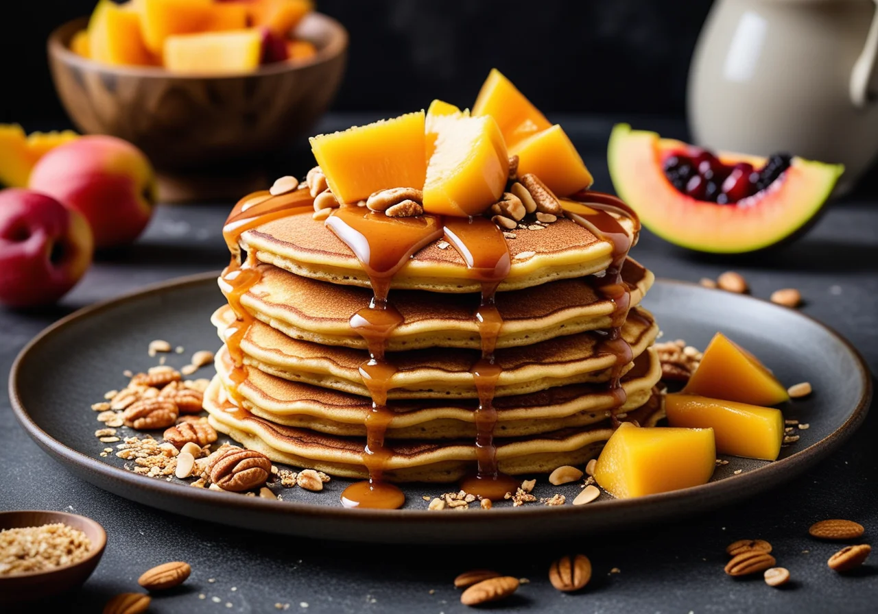 Sweet Pancakes with Fruit