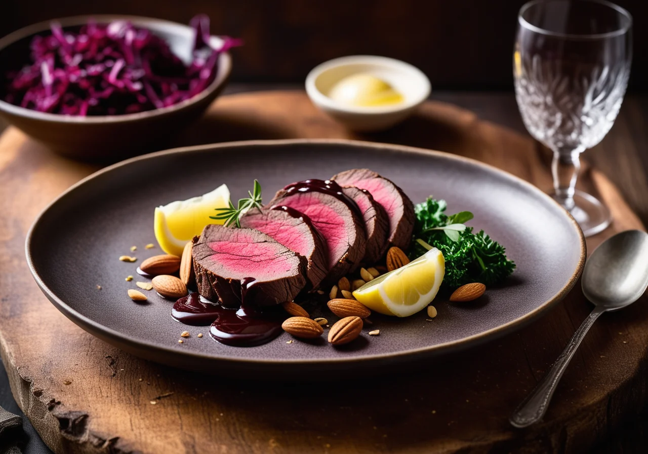 Gebeiztes Rehrückenfilet