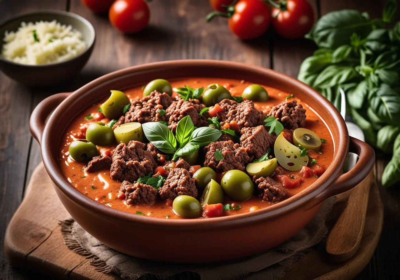 Stir-Fried Stew with Borlotti Beans and Savoy Cabbage