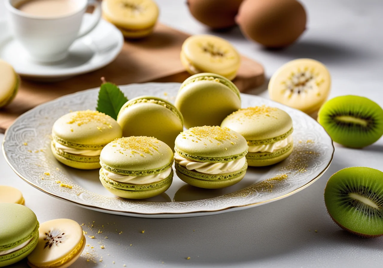 Macarons with Banana Cream