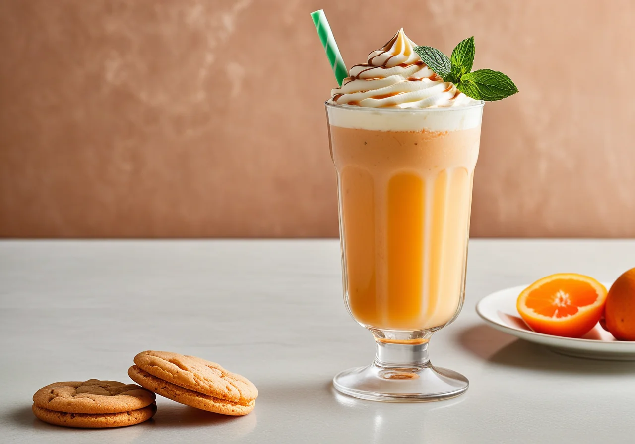 Frappuccino with Apricot Juice