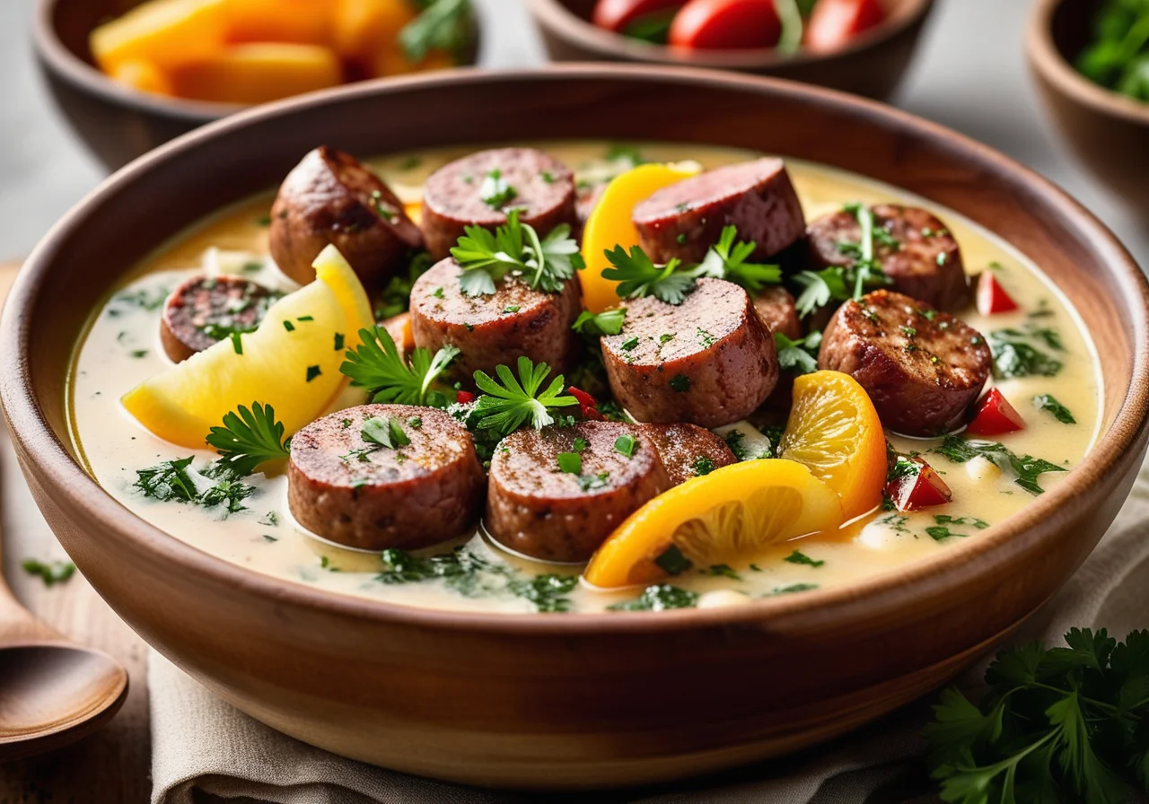 Potato Sausage Stew with Gremolata