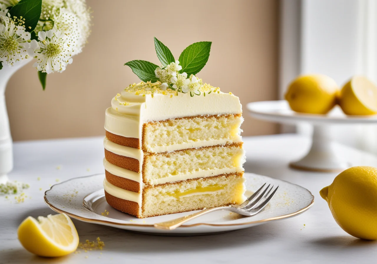 Elderflower Cream Cake