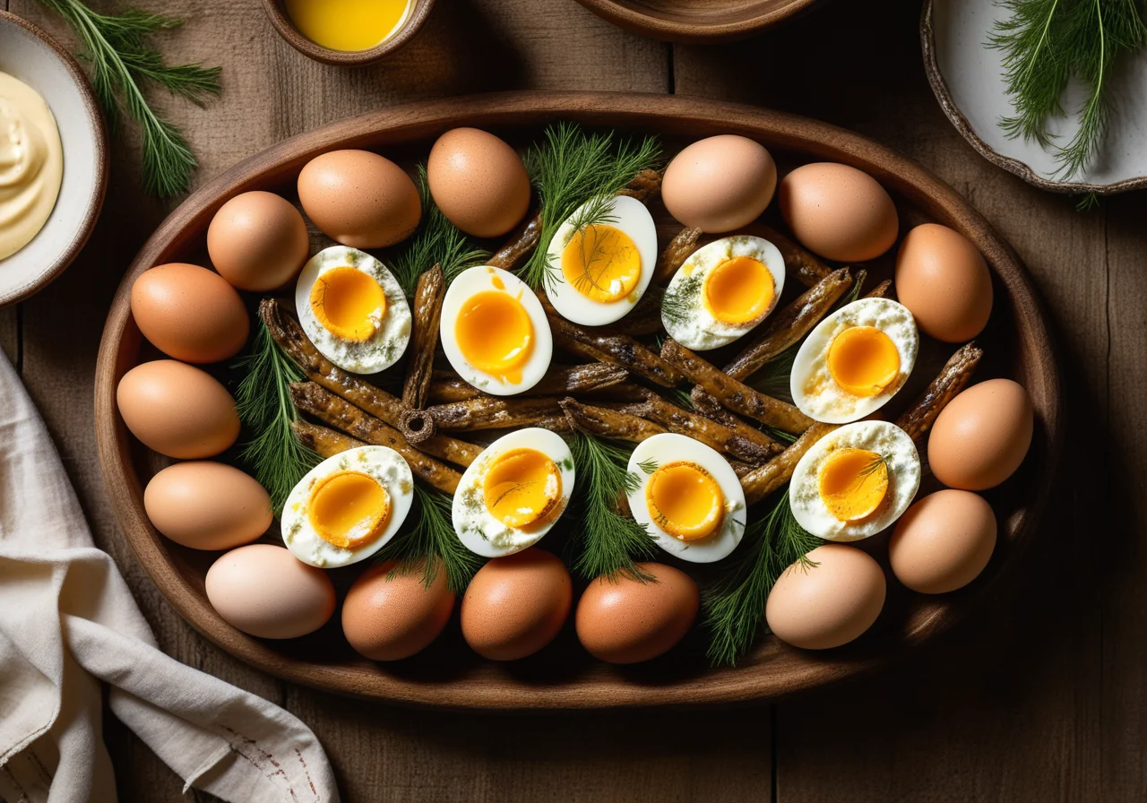 Russian Eggs with Sprats