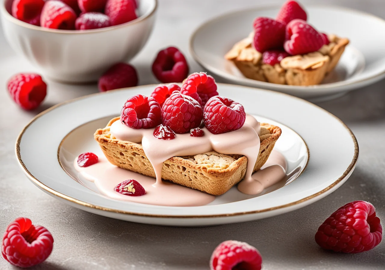 Cantuccini with Raspberry Mascarpone Cream