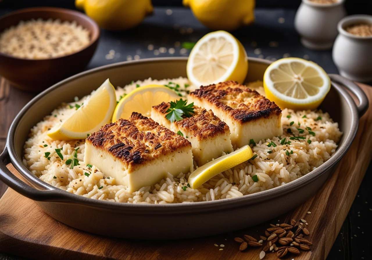 Rice Casserole with Redfish