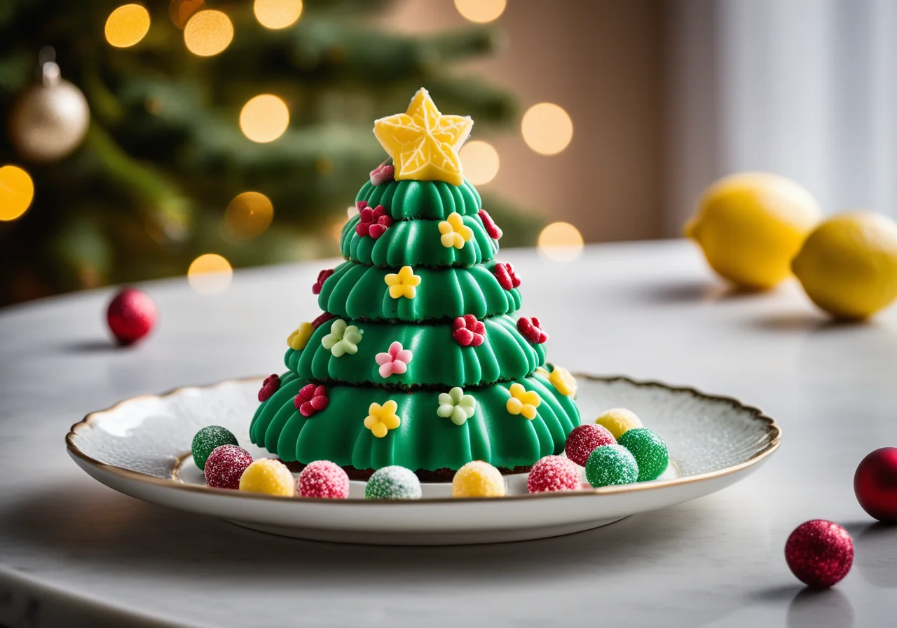 Christmas Tree Cake