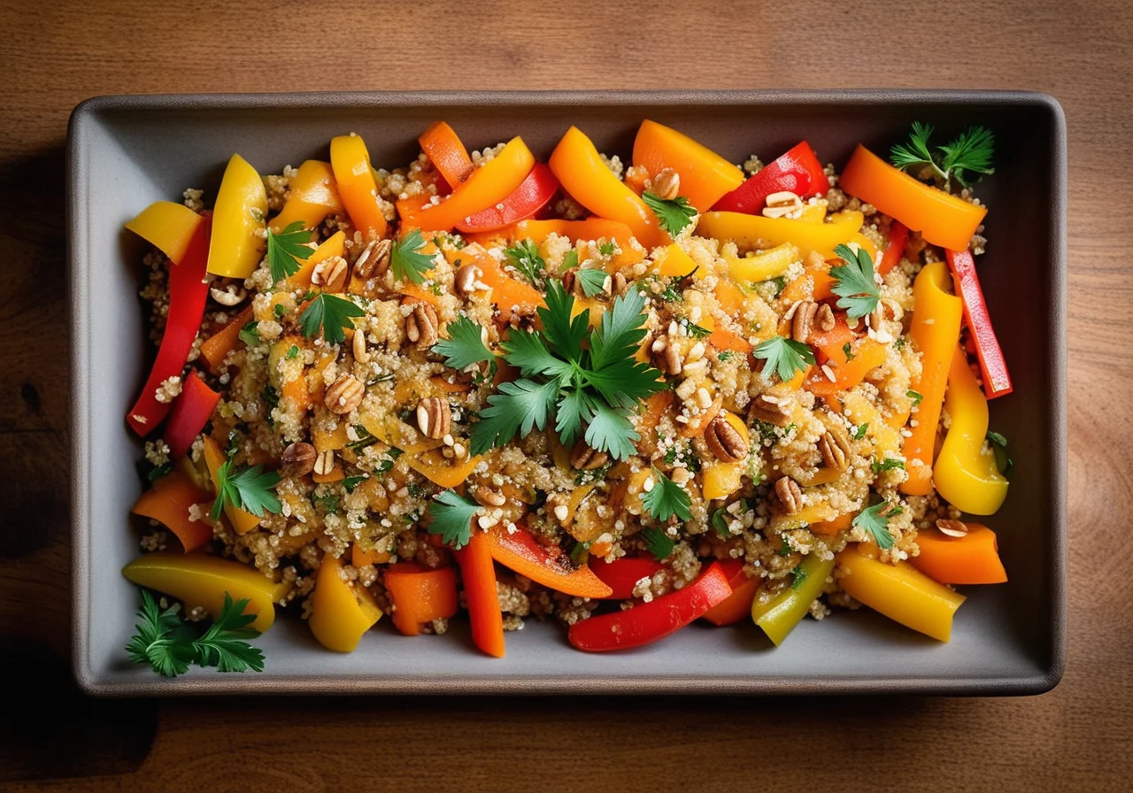 Quinoa Pan with Roasted Vegetables