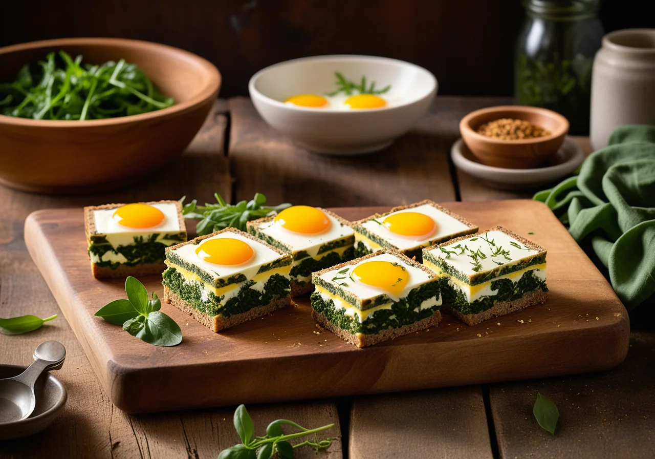 Spinach and Egg Terrine