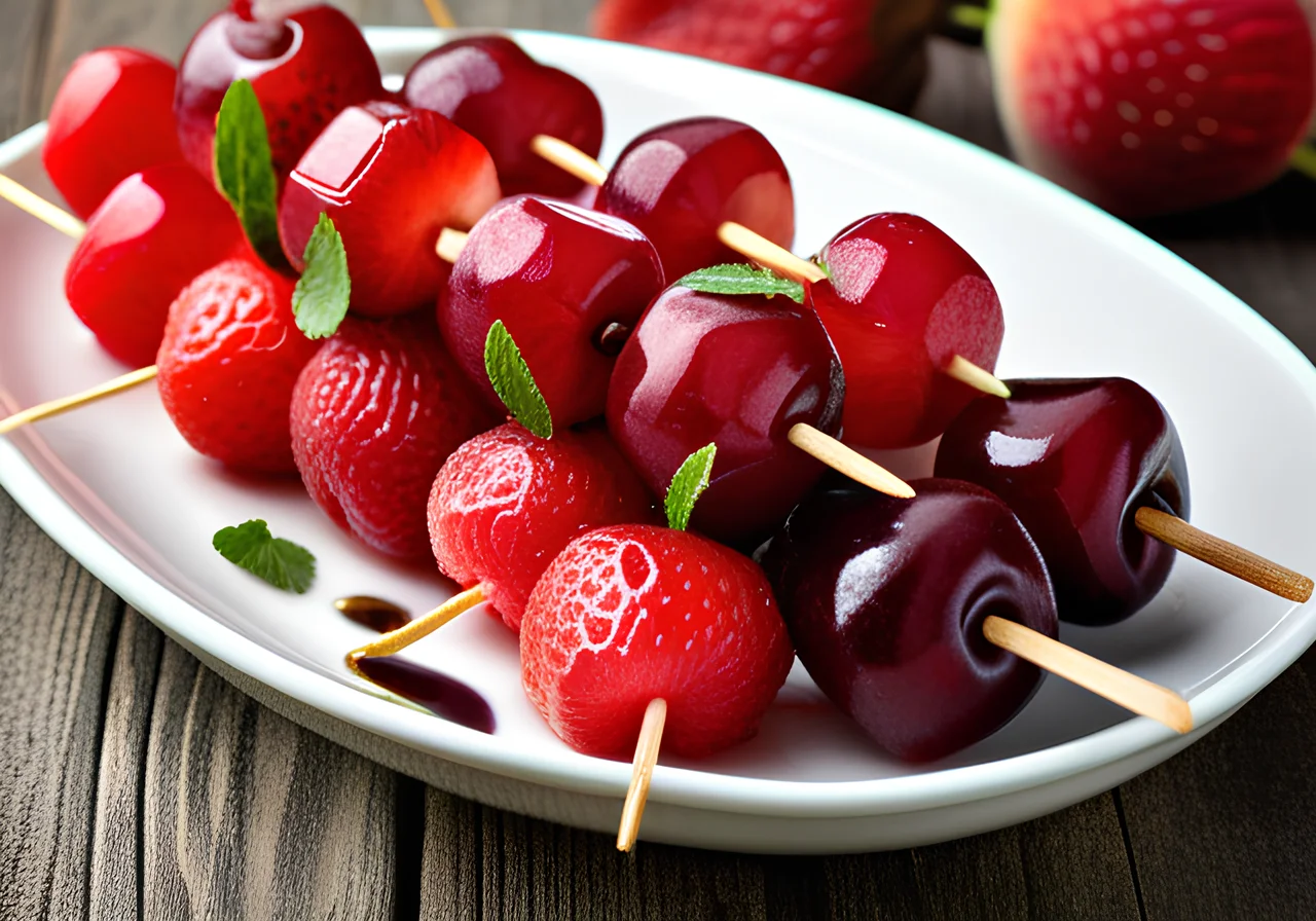 Red Fruit Skewers