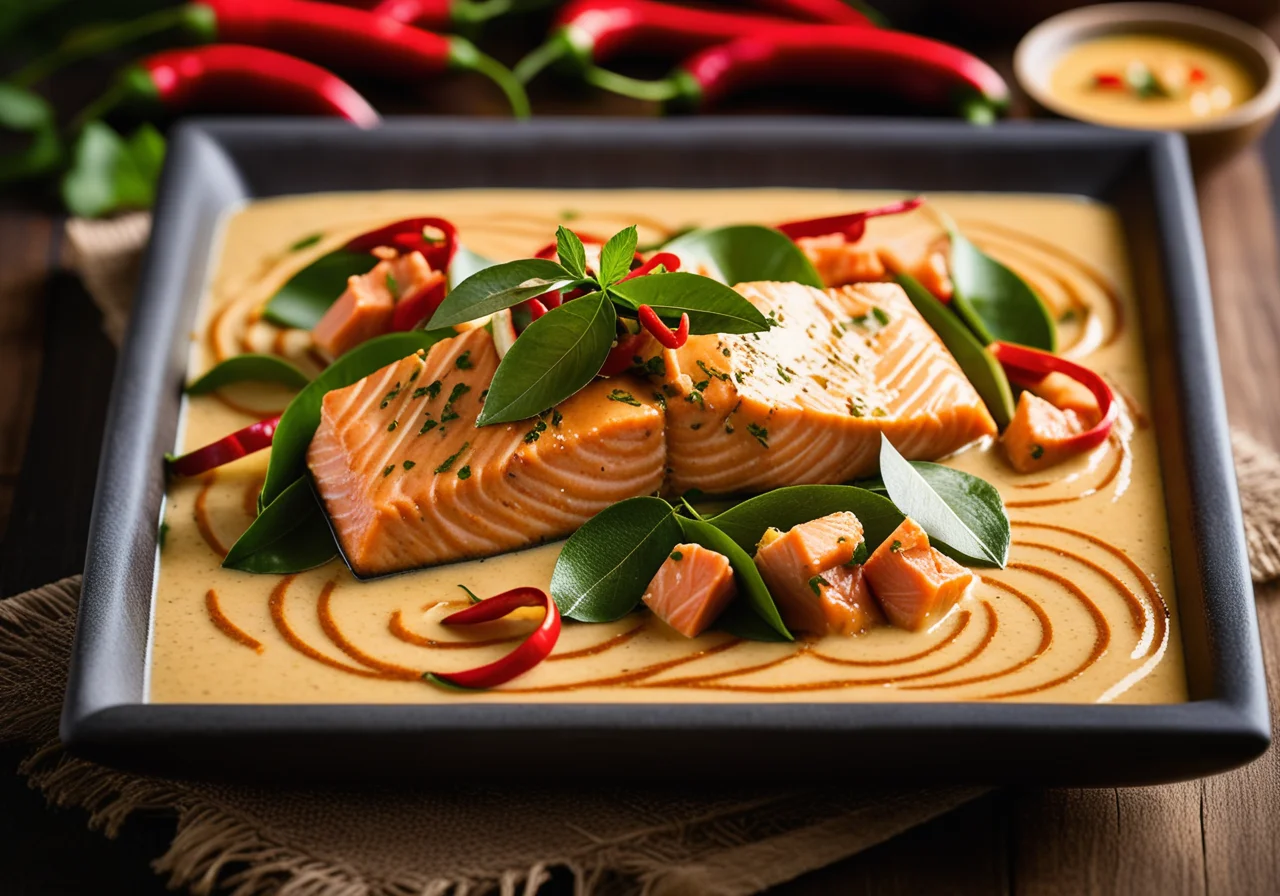 Salmon in Curry Sauce