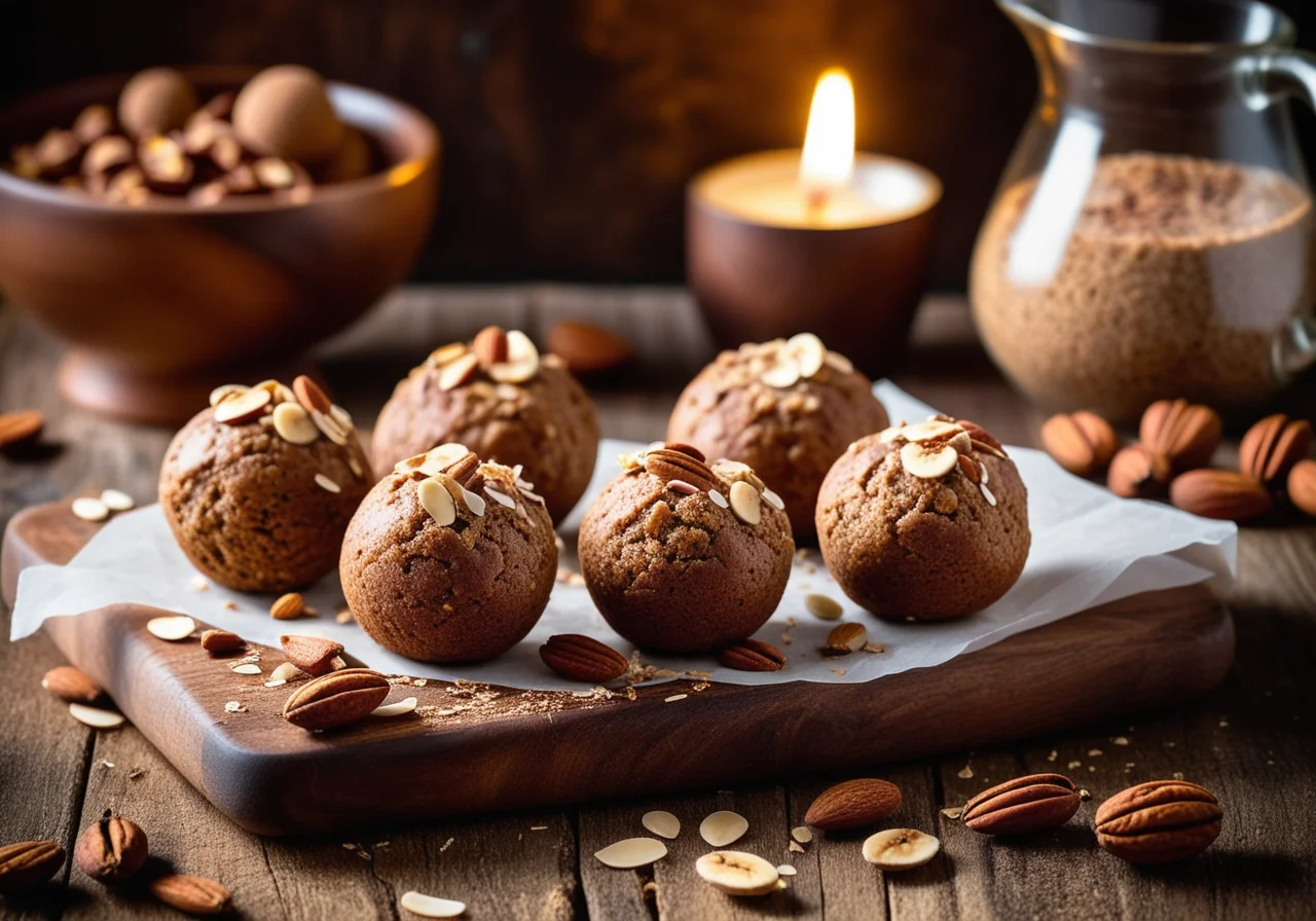 No Bake Bananabread Energy Balls