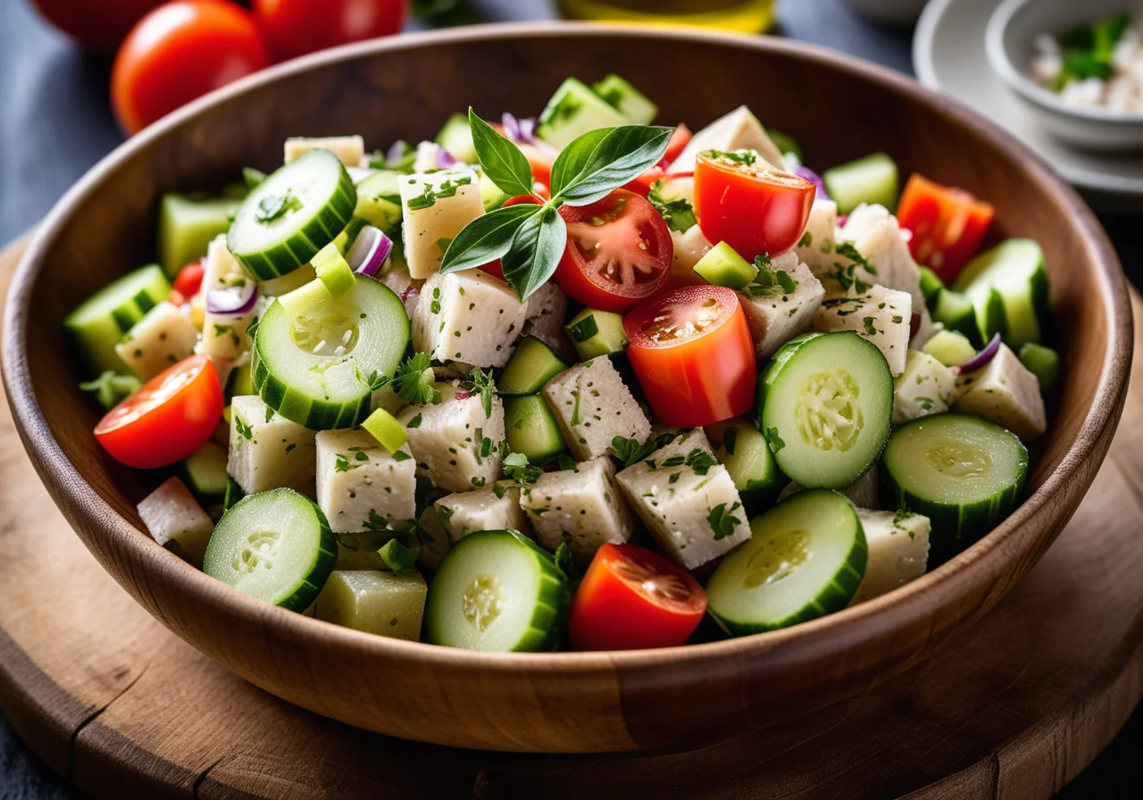 Stockfish Vegetable Salad