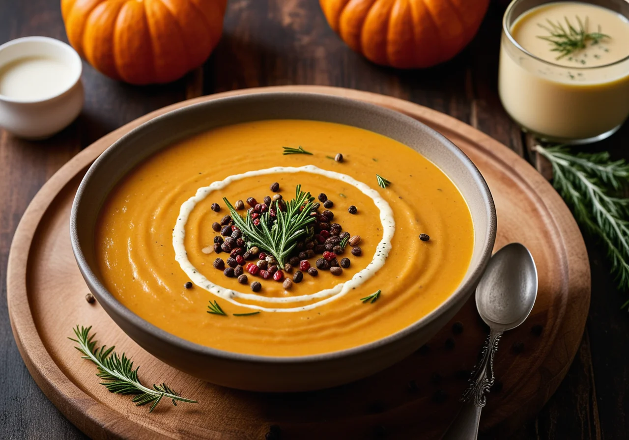 Cold Pumpkin Cream Soup
