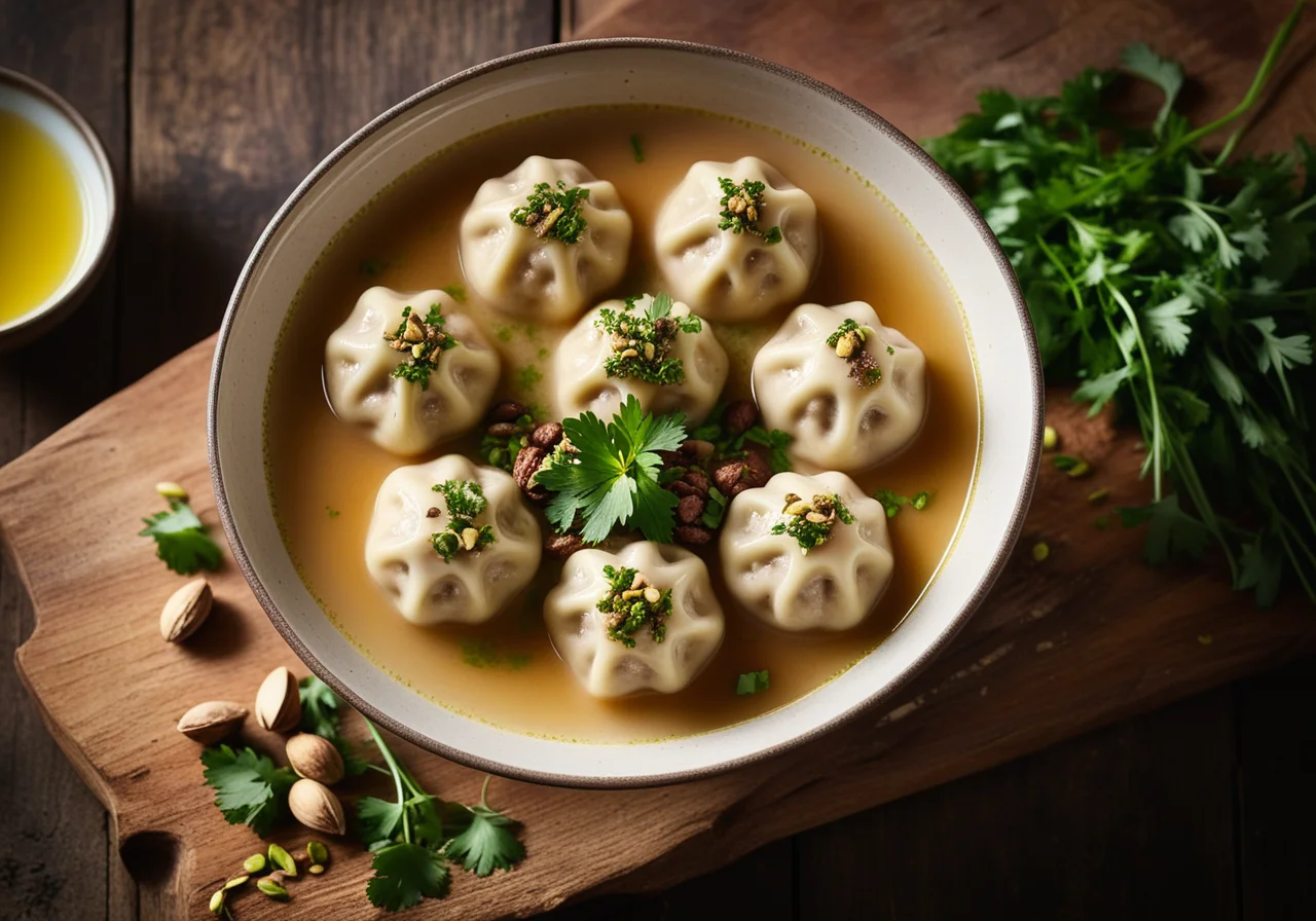 Soup with Meatball Dumplings