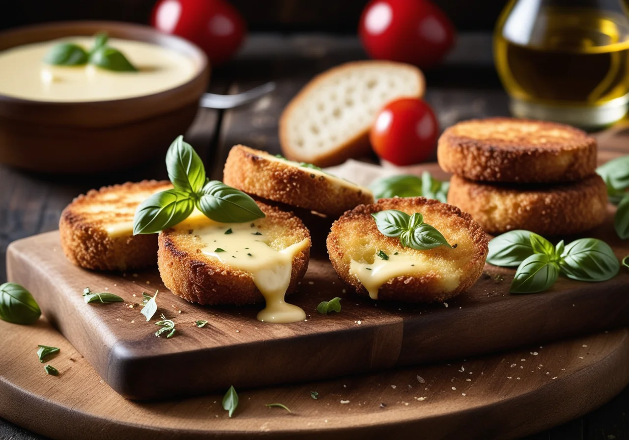 Crispy Mozzarella Cutlets