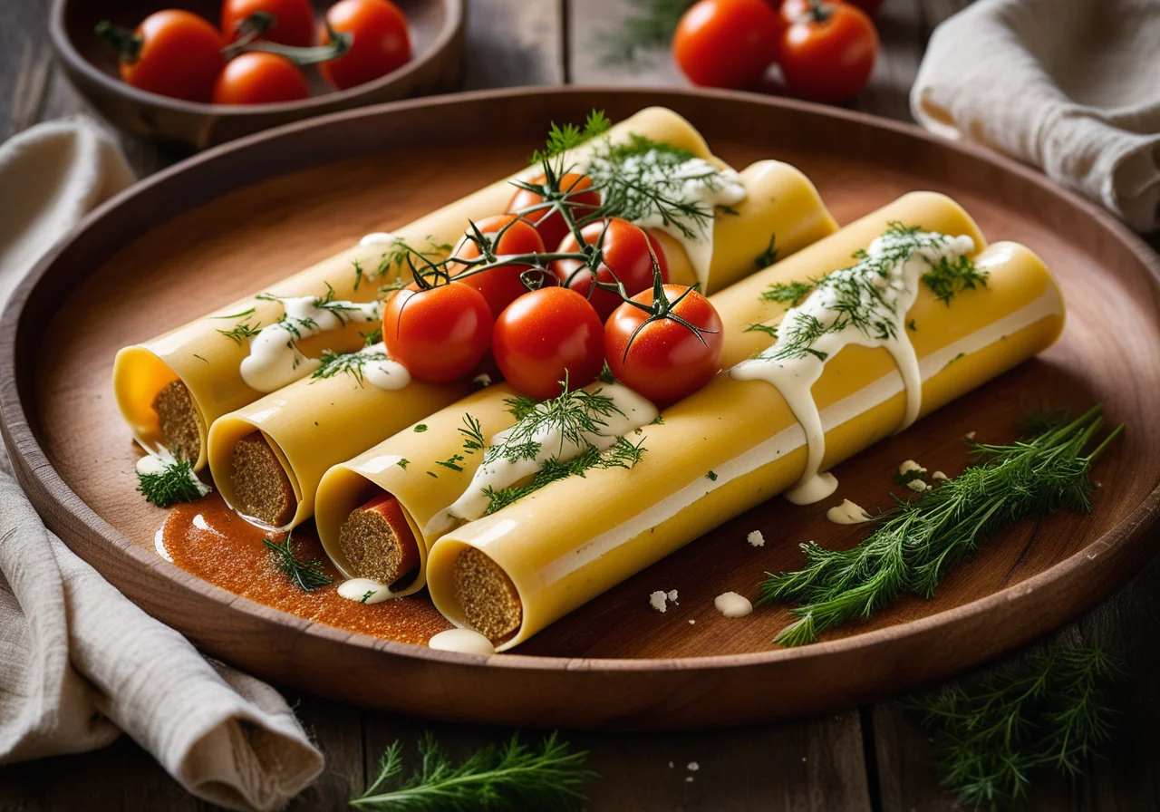 Cannelloni with Fish Filling
