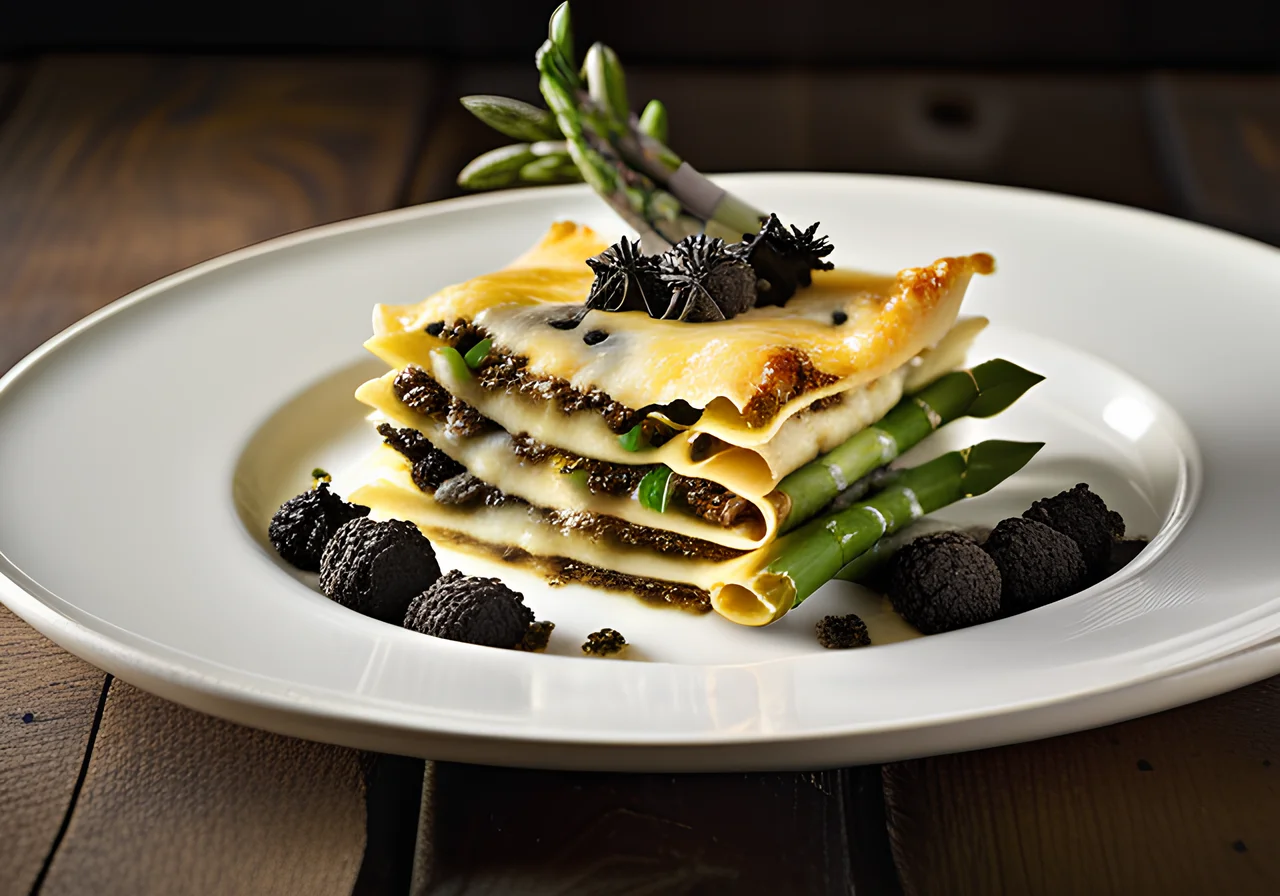 Asparagus Truffle Lasagna