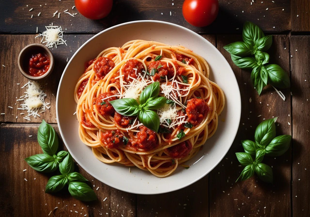 Spaghetti with Tomatoes