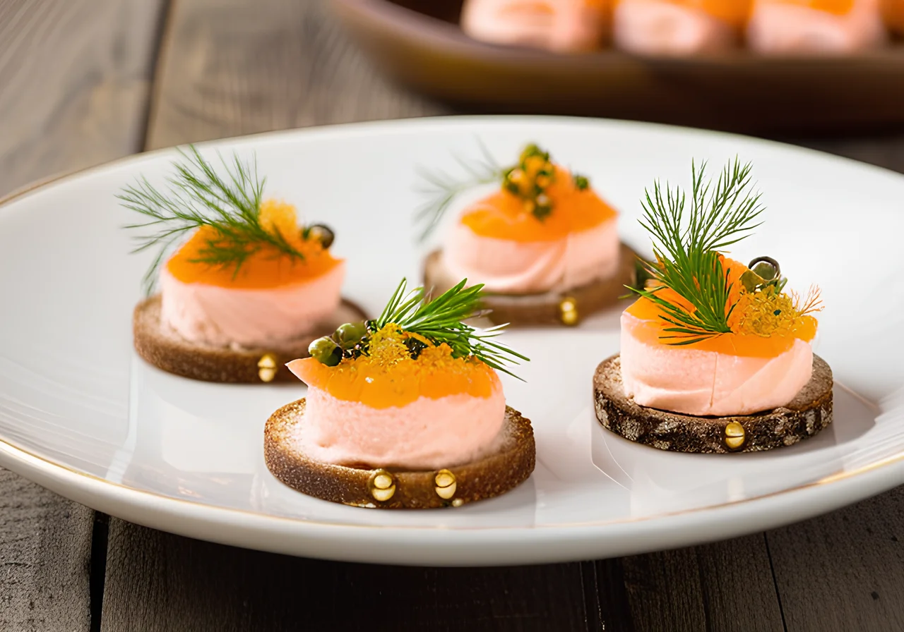Salmon Mousse Bites