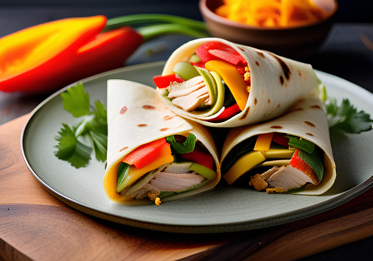 Chicken in Tortilla Wrap