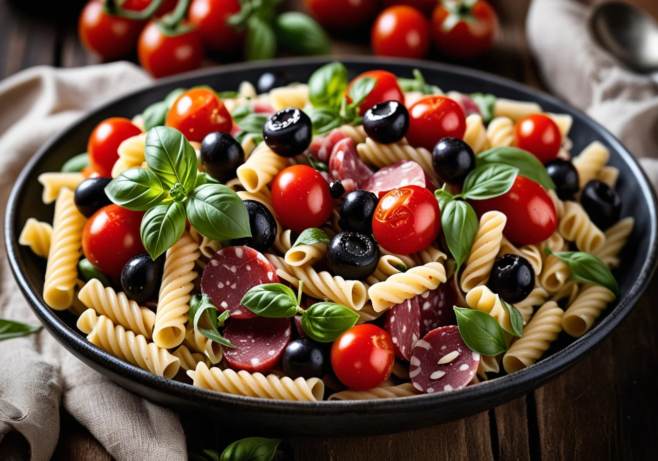 Pasta Salad with Salami