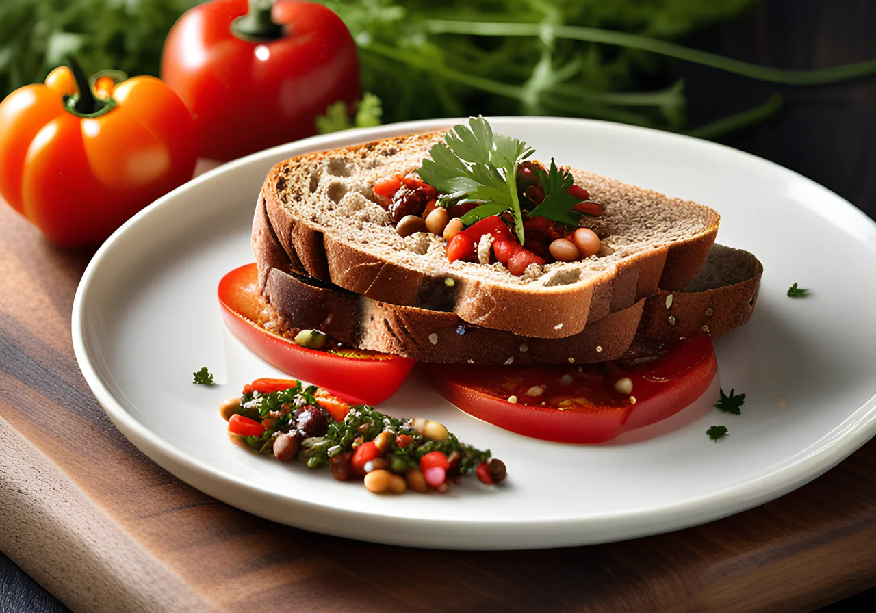 Toast with Smokey Beans