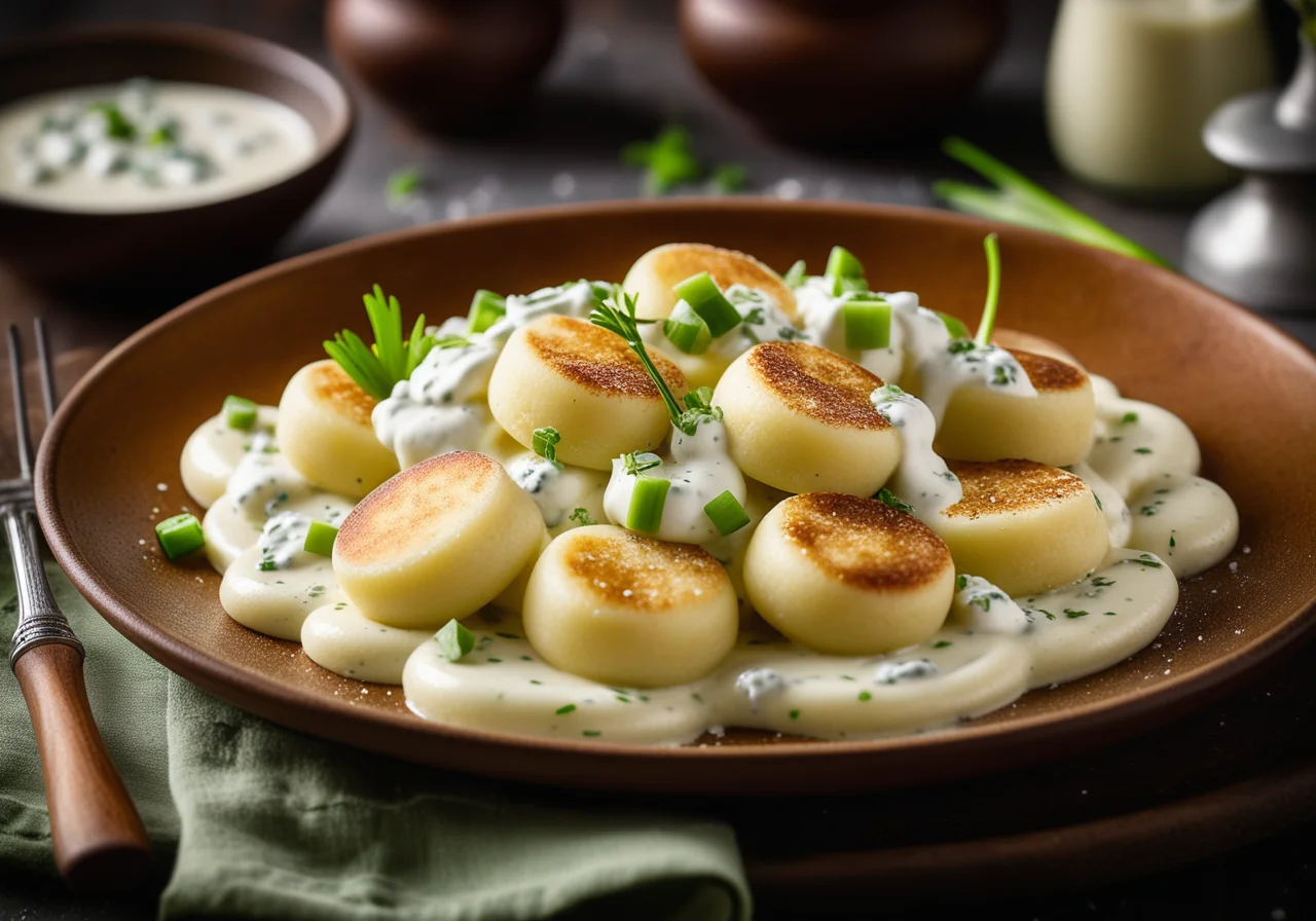 Gnocchi with Gorgonzola Cream