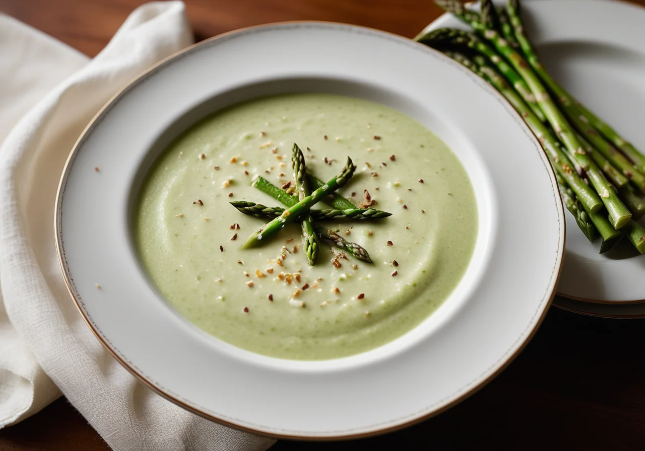 Cold Asparagus Soup from the Pressure Cooker