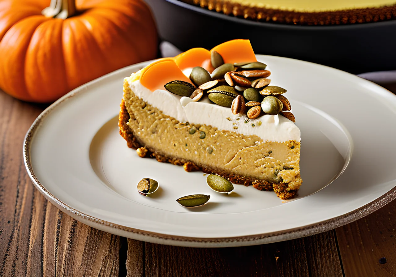 Pumpkin Seed Cheesecake