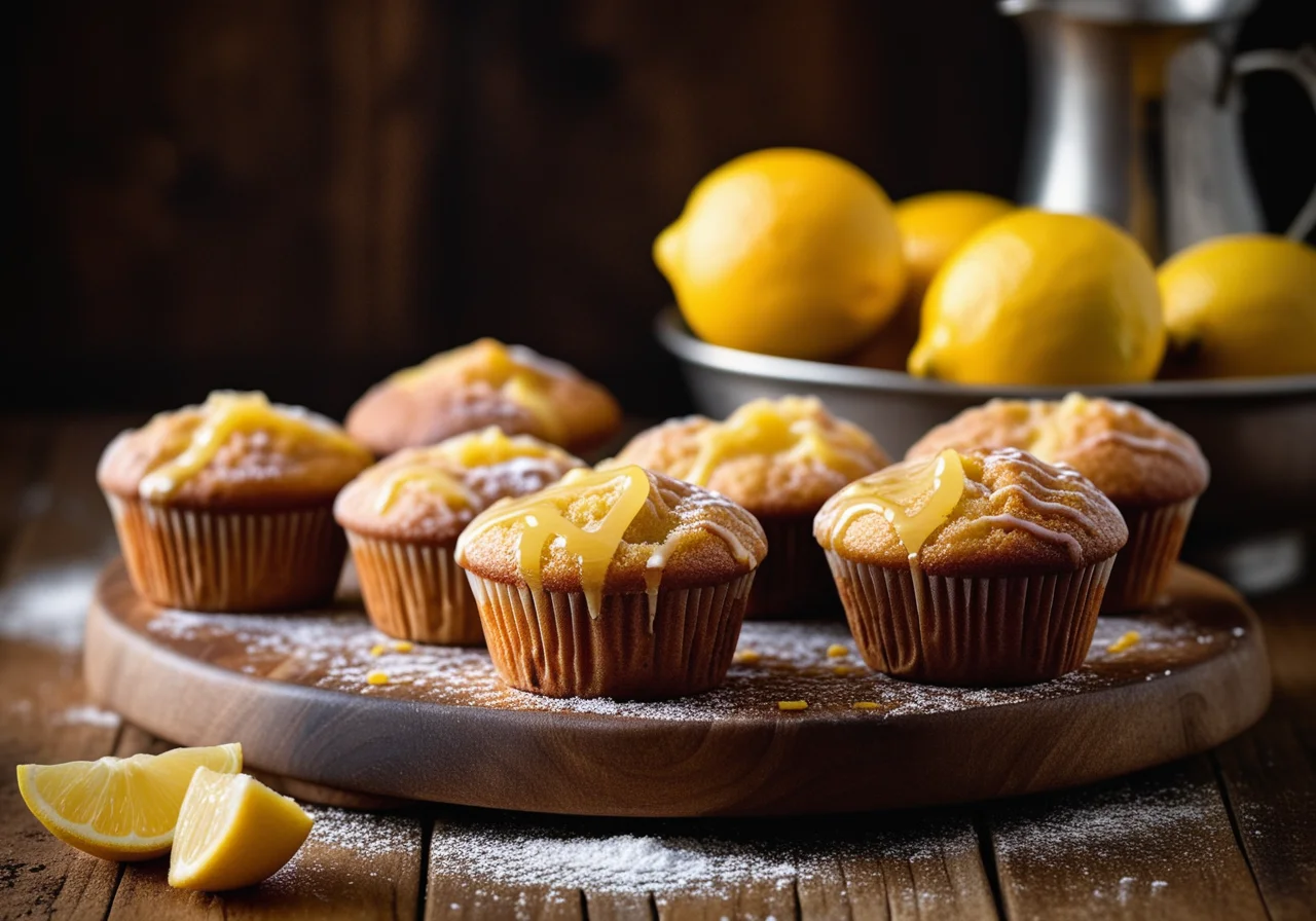 Lemon Glaze Muffins