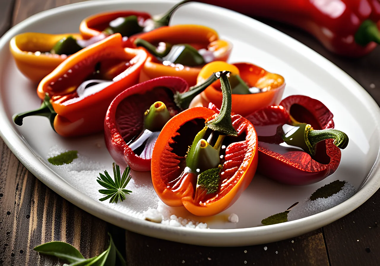 Marinated Chili Peppers in Spanish Style