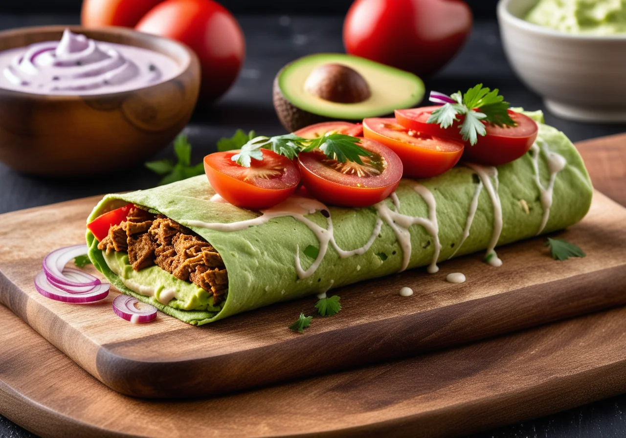 Vegan Avocado Burritos