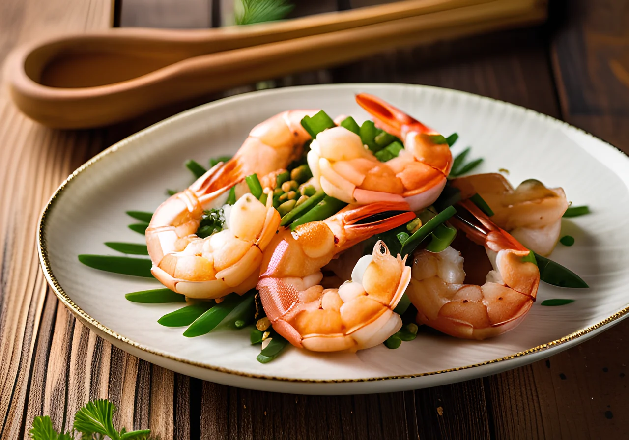 Sesame-Honey Shrimp