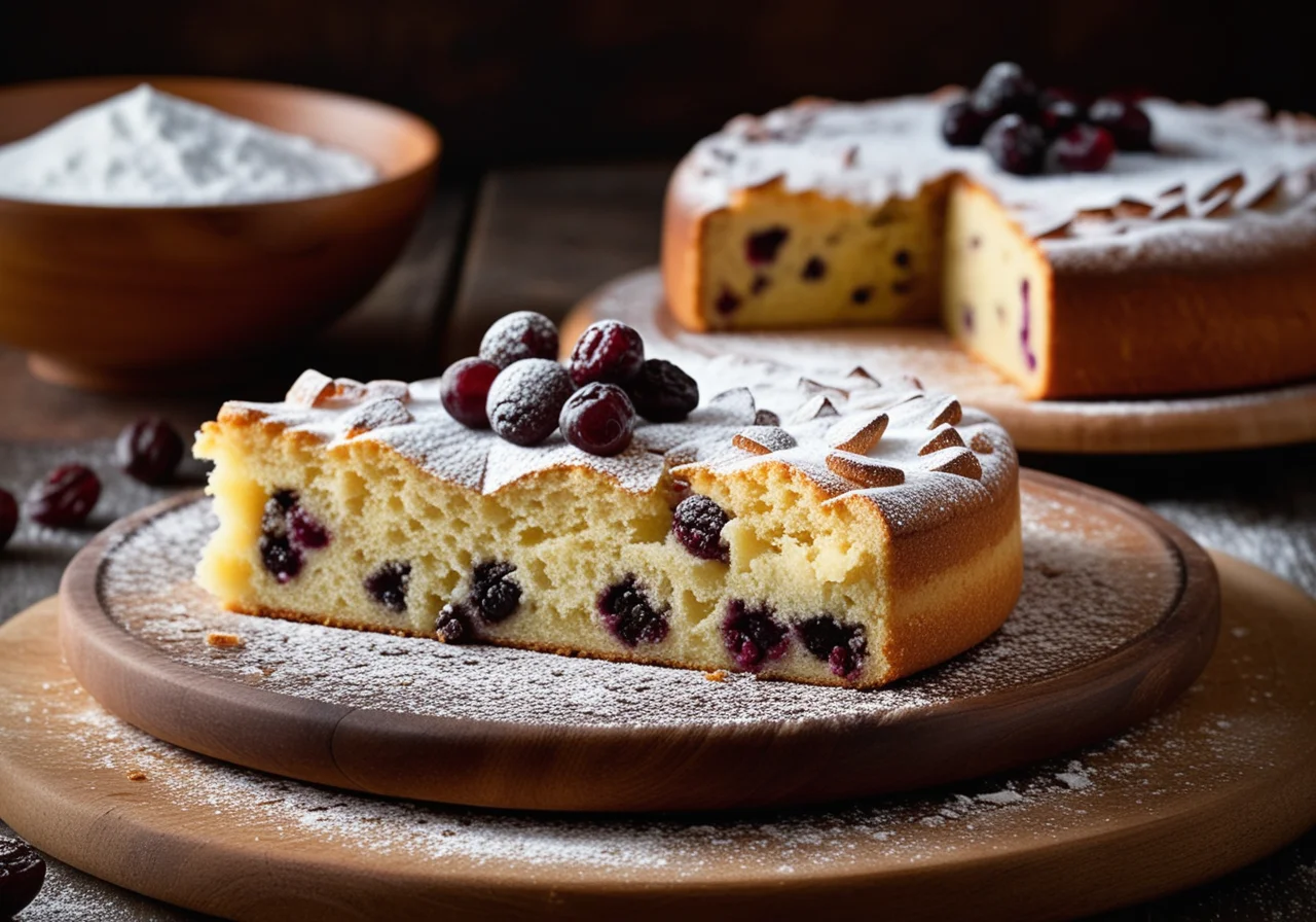 Quark Raisin Cake Hungarian Style