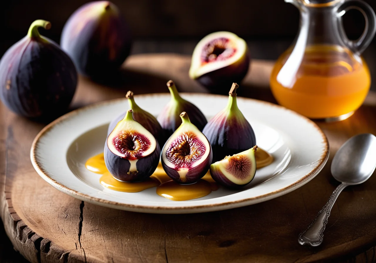 Warm Figs with Goat Cream Cheese