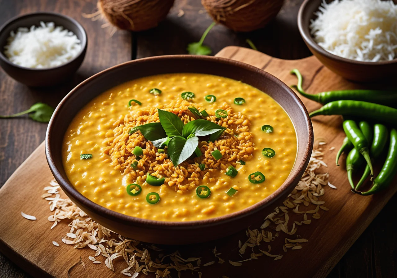 Dal with Raisins and Coconut