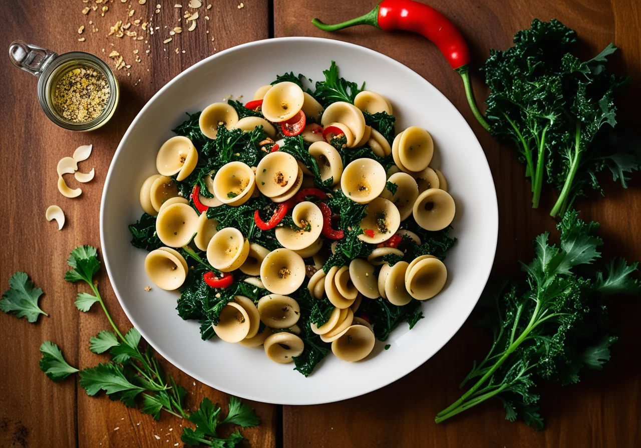 Orecchiette mit Grünkohl