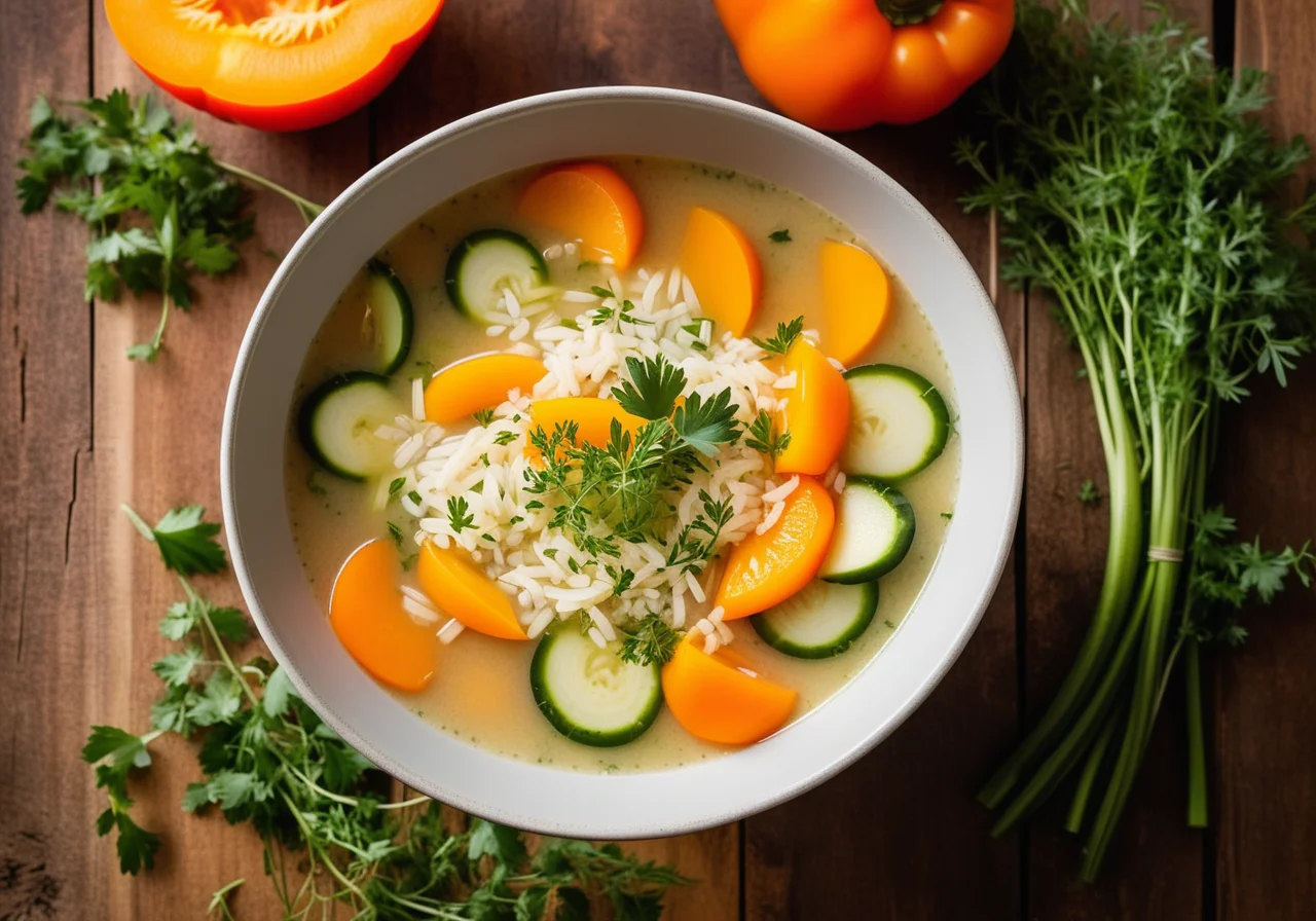 Vegan Rice Soup